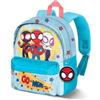 Marvel Spiderman Super Team-Zaino per bambini, Blu 22 x 27 cm, Capacità 5 L
