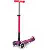 MICRO Monopattino Maxi Micro Deluxe Led Pieghevole Rosa Neon