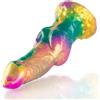 EPIC - DILDO IRIS CON TESTICOLI ARCOBALENO DI PIACERE