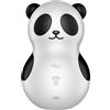 SATISFYER AIR PULSE SATISFYER - POCKET PANDA STIMOLATORE E VIBRATORE IN BIANCO E NERO