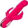 CALEXOTICS - JACK FANTASY VIBRATORE TRIPLO RISCALDATO ROSA CONIGLIO