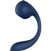 SATISFYER AIR PULSE SATISFYER - PRO+ WAVE 4 STIMOLATORE PUNTO G E AIR PULSE APP GRATUITA BLU SCURO