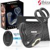 IBIZA TECHNOLOGY Ibiza - Wiggle Plug Anale Rotante Telecomandato Con Vibrazione Perineale e Anelli Per L'estensione Del Pene