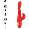 INTENSE HIGH TECH INTENSE - KATY STIMOLATORE CLITORIDEO MULTIFUNZIONE 4 TESTINE INTERCAMBIABILI ROSSO