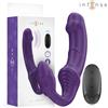 INTENSE REMOTE CONTROL INTENSE - JILL DOPPIO VIBRATORE 20 CM VIOLA TELECOMANDO