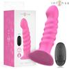INTENSE REMOTE CONTROL INTENSE - VIBRATORE CINDY TAGLIA L DESIGN A SPIRALE 10 VIBRAZIONI ROSA TELECOMANDO