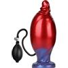 POWER MONSTERS - SHADOW BEHEMOTH DILDO GONFIABILE IN SILICONE BICOLORE 22 CM Ø 5 CM