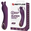 HIGH TECH Pretty Love - Vibratore Ricaricabile Lunao 10 Funzioni Viola