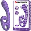 HIGH TECH PRETTY LOVE - VIBRATORE A DOPPIA ESTIVA CON MANICO 19 CM Ø 3,5 CM VIOLA
