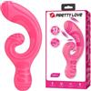 HIGH TECH PRETTY LOVE - MASSAGGIATORE A DOPPIA ESTREMITÀ RICARICABILE TRAMITE USB VERITY