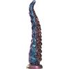POWER MONSTERS - DILDO IN SILICONE FANTASY TRICOLOR TENTACLE ABYSSAL 46 CM Ø 7 CM
