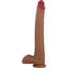 DILDOS PRETTY LOVE - TERIN PLUS DILDO IN SILICONE REALISTICO CON VENTOSA 37,6 CM Ø 5,5 CM