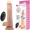 DILDOS Pretty Love - Davey Dildo Vibrante Con Spinta e Rotazione, Telecomando, 22,5 cm ø 4,8 cm Naturale