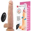 DILDOS PRETTY LOVE - DILDO VIBRANTE NOLAN CON SPINTA E ROTAZIONE, TELECOMANDO, 24,5 CM Ø 5 CM NATURALE