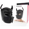 DARKNESS BONDAGE DARKNESS - MASCHERA PER CANI IN NEOPRENE CON MUSERELLA RIMOVIBILE L