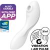 SATISFYER CONNECT SATISFYER - STIMOLATORE A E VIBRATORE CURVY TRINITY 5 BIANCO