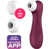 SATISFYER AIR PULSE SATISFYER - PRO 2 GENERACIÓN 3 WINE ROSSO BLUETOOTH E APP