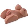 PDX PLUS+ Pdx Plus - Masturbatore Femminile Torso Doppia Entrata Candy