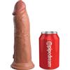 KING COCK - ELITE DILDO REALISTICO VIBRANTE E SILICONE 20.3 CM CARAMEL