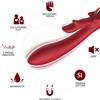 ARMONY VIBRATORS ARMONY - VIBRATORE ELK RABBIT CURVO ROSSO