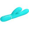 HIGH TECH PRETTY LOVE - VIBRATORE MULTIFUNZIONE G-SPOT VERDE ACQUA
