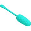 FUN TOYS PRETTY LOVE - UOVO VIBRANTE CON TEXTURE MARINA RICARICABILE VERDE ACQUA