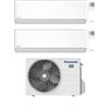 Panasonic Climatizzatore Condizionatore Dual Split PANASONIC 9000+15000 Btu Serie ETHEREA WHITE Inverter Con CU-2Z50TBE WI-FI INTEGRATO 9+15 A+++/A++