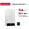 Ariston Caldaia a Condensazione ARISTON GENUS ONE+ NET 24 kW Low NOx WI-FI Metano/Gpl con SENSYS di Serie con 3301774 Completa DI KIT SCARICO FUMI