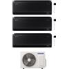 Samsung Climatizzatore Condizionatore SAMSUNG Trial split Inverter serie WINDFREE BLACK 9000+9000+9000 BTU con AJ052TXJ3KG/EU WI-FI INTEGRATO 9+9+9 A+++/A++