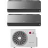 LG Climatizzatore Condizionatore LG Dual Split Inverter serie ARTCOOL MIRROR 12000+12000 btu con MU2R17 R-32 12+12 WI-FI INTEGRATO A+++/A++