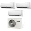 Ferroli Climatizzatore Condizionatore Ferroli Trial Split Inverter Serie GIADA M 9000+9000+18000 con 28-4 R-32 Wi-Fi Integrato 9+9+18 A++/A