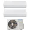 Samsung Climatizzatore Condizionatore SAMSUNG Dual Split 9000+9000 btu Inverter serie WINDFREE AVANT S2 con AJ040TXJ2KG R-32 9+9 WI-FI INTEGRATO A+++/A++