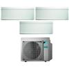 Daikin Climatizzatore Condizionatore Trial 7+9+9 Daikin Bluevolution Stylish White 7000+9000+9000 Btu Con 3mxm52n Gas R-32 Wi Fi