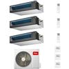 TCL Climatizzatore Condizionatore Canalizzabile TCL Trial Split 9000+12000+18000 con MT2730 R-32 WI-FI OPTIONAL con Comandi Inclusi 9+12+18 A++/A+