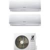 Zephir Climatizzatore Condizionatore ZEPHIR Dual split Inverter ZDAWIFI 9000+12000 Btu R-32 9+12 Wi-Fi Integrato A++/A+