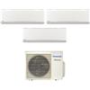 Panasonic Climatizzatore Condizionatore Trial Split PANASONIC 9000+9000+9000 Btu Serie ETHEREA WHITE Inverter Con CU-3Z68TBE WI-FI INTEGRATO 9+9+9 A+++/A+