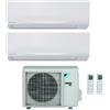 Daikin Climatizzatore Condizionatore DAIKIN Dual Split serie SIESTA Da 9000+12000 Btu Inverter Con 2AMXF50A R-32 Wi-Fi Integrato 9+12 A++/A+