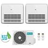 Hisense Climatizzatore Condizionatore Hisense Dual 9+9 A Console Akt Da 9000+9000 Btu Con Esterna 2amw52u4rxc In R32 A++ E Comando Remoto