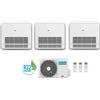Hisense Climatizzatore Condizionatore Hisense Trial 9+9+9 A Console Akt 9000+9000+9000 Btu 3amw72u4rfa R32 A++ Comando Remoto New