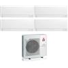 Mitsubishi Electric Climatizzatore Condizionatore MITSUBISHI ELECTRIC Linea Plus Quadri Split Serie MSZ-AY Inverter Da 9000+9000+9000+12000 Btu Con MXZ-4F80VF WI-FI INTEGRATO R-32 9+9+9+12 A++/A+