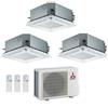 Mitsubishi Electric Climatizzatore Condizionatore MITSUBISHI Electric Trial split serie SLZ-M 9+9+9 CASSETTA Con MXZ-3F54VF R-32 WI-FI OPTIONAL 9000+9000+9000 A++/A