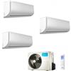 Midea Climatizzatore Condizionatore MIDEA Trial Split serie XTREME Inverter da 9000+12000+12000 con M30-27FN8 Wifi Integrato 9+12+12 A++
