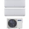 Baxi Condizionatore Climatizzatore Baxi Dual Split Inverter Astra R32 12000+12000 Btu Con LSGT50-2M Wi-Fi Optional 12+12