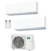 Fujitsu Climatizzatore Condizionatore General Fujitsu Dual Split Inverter serie KGTB 9+14 con AOHG18KBTA2 R-32 Wi-Fi Optional 9000+14000