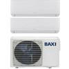 Baxi Climatizzatore Condizionatore DualSplit Inverter Baxi Serie Astra 7000+12000 con LSGT40-2M R-32 7+12 Wi-Fi Optional