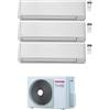 Toshiba Climatizzatore Condizionatore TOSHIBA Trial Split Inverter serie SEIYA 10000+10000+13000 (9000+9000+12000) con RAS-3M18U2AVG-E 10+10+13 (9+9+12) R-32 WI-FI OPTIONAL
