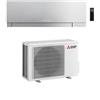 Mitsubishi Electric Climatizzatore Condizionatore Mitsubishi Electric Serie KIRIGAMINE ZEN SILVER 12000 Btu MSZ-EF Inverter MSZ-EF35VGKS Wi-Fi Integrato R-32 A+++/A++