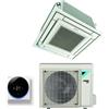 Daikin Climatizzatore Condizionatore Daikin A Cassetta Serie FULLY FLAT 12000 Btu Inverter FFA35A9 Griglia Inclusa Wi-Fi Optional A++/A+