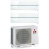 Mitsubishi Electric Climatizzatore Condizionatore MITSUBISHI ELECTRIC Dual Split 12+12 Serie MSZ-LN KIRIGAMINE STYLE PEARL WHITE Inverter con MXZ-2F53VF WI-FI INTEGRATO R-32 12000+12000 A+++/A++