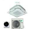 Daikin Climatizzatore Condizionatore DAIKIN BLUEVOLUTION Mono Split Serie ROUND FLOW 36000 Btu CASSETTA Inverter Con FCAG100B GRIGLIA STANDARD INCLUSA WI-FI OPTIONAL A+/A R-32